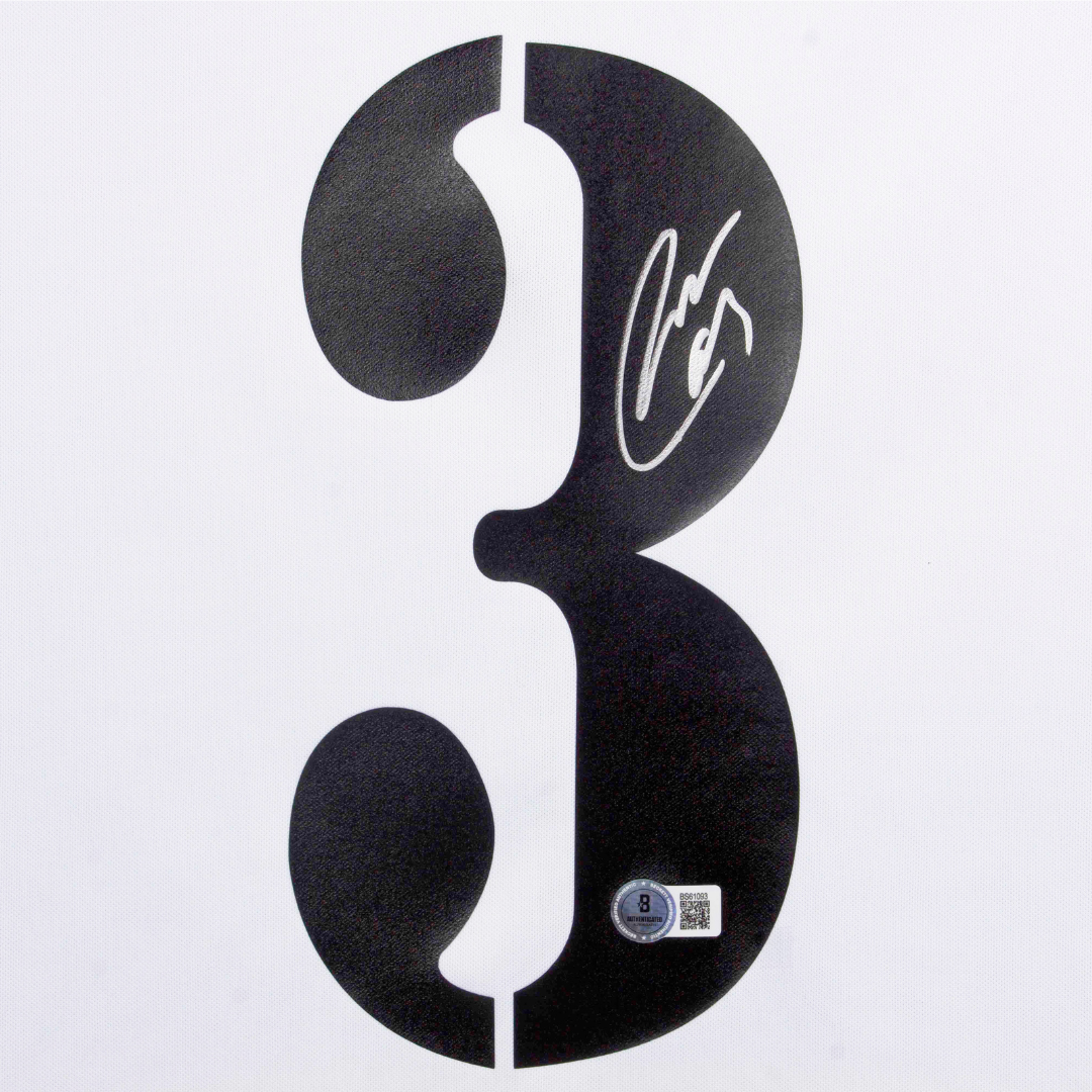 Roberto Carlos Signed Real Madrid Soccer Jersey #3 with Beckett Witness